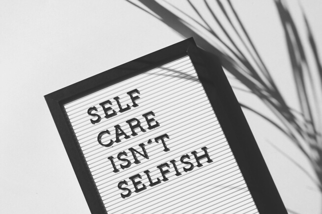 Self Care Isn't Selfish Signage